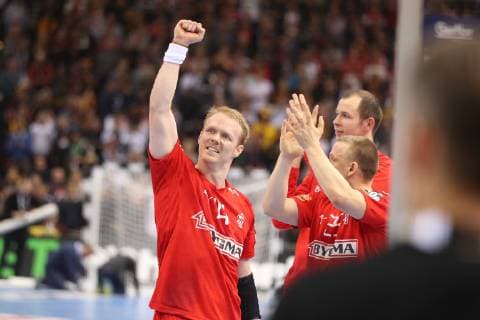 26th Mens Handball World Championship Denmark vs France 25 01 19 Mikkel Hansen Denmark 24 Cheers after victory xmmkx