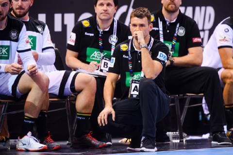 190125 Christian Prokop head coach of Germany during the IHF World Handball Championship match between Germany and Norway on January 25 2019 in Hamburg Photo Ludvig Thunman BILDBYR u0081N kod LT 35585,  Copyright: LUDVIGxTHUNMAN BB190125LT072