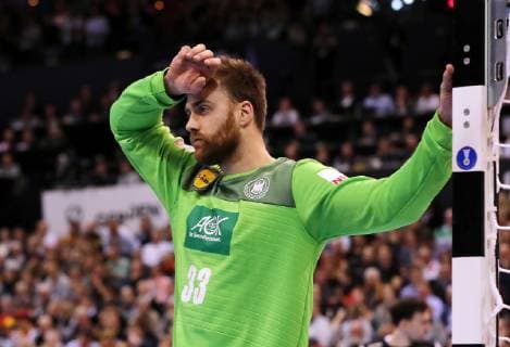 goalkeeper Andreas Wolff action upper body upper body sport handball world championship world championship men semi-final season 2018 2019 25 01 2019 Germany GER DHB vs Norway NOR