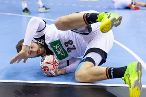Steffen Faeth Nr 23 Germany Germany vs Norway Semifinal Handball IHF Handball World Championship 25 01 19 Hamburg Hamburg Germany Barclaycard Arena Copyright: xAgentur54Gradx xFelixxKoenigx