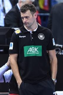 Handball World Cup semi-final Germany Norway on 25 01 2019 at the Barclaycard Arena in Hamburg Christian Prokop coach Germany disappointed xRx