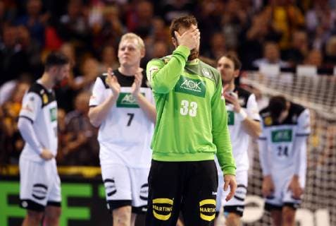 Goalkeeper Andreas Wolff disappointed after end of game disappointment sport handball world championship men semifinal season 2018 2019 25 01 2019 Germany GER DHB vs Norway NOR