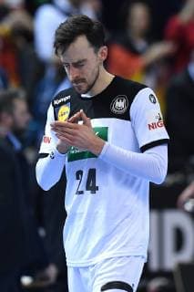 Handball World Cup semi-final Germany Norway on 25 01 2019 at the Barclaycard Arena in Hamburg Patrick Groetzki Germany disappointed xRx