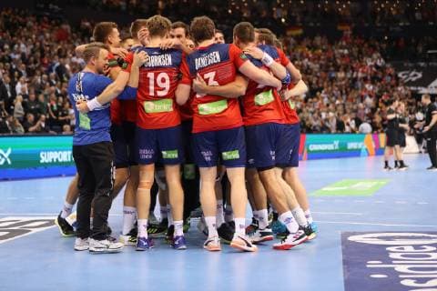 26th Mens Handball World Championship Germany vs Norway 25 01 19 Cheers after victory xmmkx