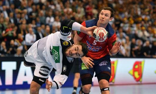 Jannik Kohlbacher Germany right litter Sander Sagosen Norway Germany Norway Norway IHF Handball World Championship 2019 Handball World Championship 2019 Men Men Men Men Handball Germany Germany Semifinal Match 1 half final Hamburg 25 1 2019