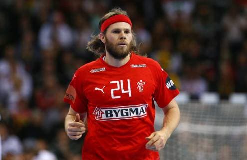 Mikkel Hansen action upper body upper body sport handball world championship world championship men semifinal season 2018 2019 25 01 2019 Denmark DEN vs France FRA
