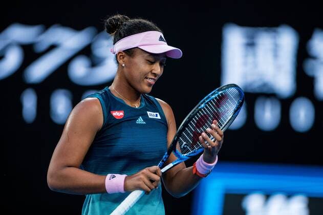 MELBOURNE, VIC - JANUARY 26: NAOMI OSAKA (JPN) during day thirteen match of the 2019 Australian Open on January 26, 2019 at Melbourne Park Tennis Centre Melbourne, Australia (Photo by Chaz Niell Icon Sportswire TENNIS: JAN 26 Australian Open Icon19012623171 EDITORIAL USE ONLY