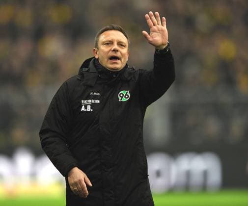 Borussia Dortmund Hanover 96 26 01 2019 Trainer Andre Breitenreiter Han96 DFL REGULATIONS PROHIBIT ANY USE OF PHOTOGRAPHS AS IMAGE SEQUENCES AND OR QUASI VIDEO HM
