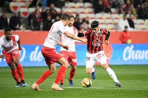 20 YOUCEF ATAL (NICE) FOOTBALL : Nice vs Nimes - Ligue 1 Conforama - 26 01 2019 FEP Panoramic 
