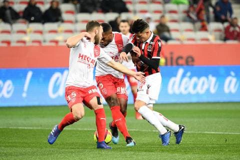 20 YOUCEF ATAL (NICE) FOOTBALL : Nice vs Nimes - Ligue 1 Conforama - 26 01 2019 FEP Panoramic 