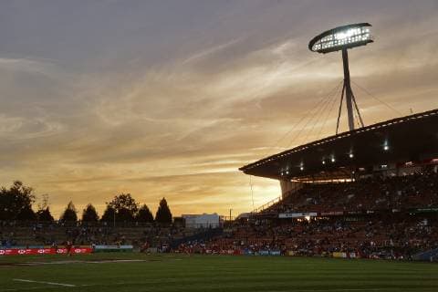 26th January 2019, FMG Stadium Waikato, Hamilton, New Zealand; HSBC Rugby Sevens, Day 1; General View of the FMG Stadium Waikato  ActionPlus12100080 RaghavanxVenugopal