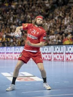 Mikkel HANSEN THE action semi-final France FRA Denmark DEN on 25 01 2019 in Hamburg Germany Handball World Championship 2019 from 10 01 27 01 2019 in Germany Denmark