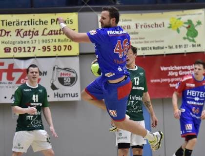 26 01 2019 Handball Season 2018 2019 Test match Friendship match HC Erlangen HCE Rimpar Wolves OGo Jonas Thümmler Thuemmler 46 HC Erlangen HCE