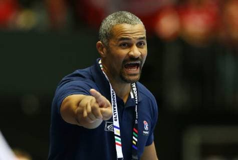 coach Didier Dinart action upper body upper body sport handball world championship world championship men game 3 place season 2018 2019 27 01 2019 Germany GER DHB vs France FRA