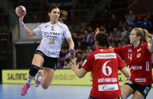 BAU Ludwigsburg Handball SG BBM Bietigheim vs. Team Esbjerg left Karolina Kudlacz Gloc BBM