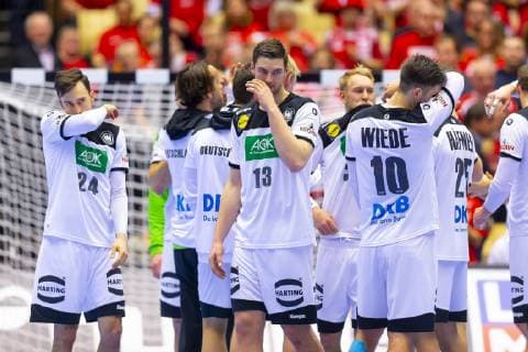 The German team after the defeat Germany vs France Match for 3rd place Handball IHF Handball World Championship 27 01 19 Herning Denmark Jyske Bank Boxing Copyright: xAgentur54Gradx xFelixxKoenigx