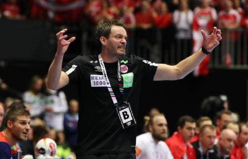 coach Christian Berge action upper body upper body sport handball world championship men final season 2018 2019 27 01 2019 Norway NOR vs Denmark DEN