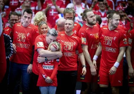 Michael Bruun Head coach Nikolaj Jacobsen danish coach Henrik Kronborg Henrik Toft Hansen after the men s IHF Handball World Championship final between Denmark Norway in Herning Denmark on Sunday Jan 27 2019 Herning Denmark,  Copyright: Scanpix LiselottexSabroex COP102 spdk20190127-201320-L
