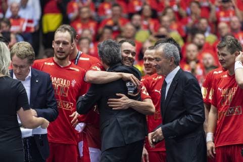 January 27, 2019 - Herning, Denmark - Denmark win the final in the IHF Mens Handball World Championship WM Weltmeisterschaft 2019 Final between Norway and Denmark in Jyske Bank Boxen in Herning during the 2019 IHF Handball World Championship in Germany Denmark...20190127, Herning, Danmark:.2019 IHF Verdensmesterskabet i hoÂ¥ndbold i Tyskland Danmark i Jyske Bank Boxen, Herning: VM Finale Norge-Danmark. Danmark vinder guld.Foto: Lars MoÂ¸ller Photo: Handball 2019: Norway-Denmark - ZUMAm173 20190127_zsp_m173_010 Copyright: xLarsxMoellerx