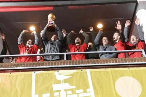 World Championship in Handball Gold to Denmark Congress Center in Herning on January 27, 2019,  Copyright: JensxNoergaardxLarsenx cop110 spdk20190127-224439-L