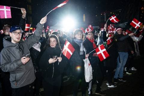 The danish team is celebrated at Herning Kongrescenter after the men s IHF Handball World Championship final match between Norway and Denmark in Herning Denmark on Sunday Jan 27 2019 Herning Denmark,  Copyright: BoxAmstrup BoxAmstrupx COP110 spdk20190127-235138-L