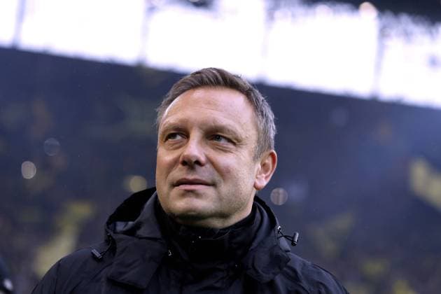 BREITENREITER Andre Trainer Team Hannover 96 DFL Bundesliga Season 2018 2019 Game BVB Hannover 96 5 1 on 26 January 2019 in Dortmund DFL REGULATIONS PROHIBIT ANY USE OF PHOTOGRAPHS as IMAGE SEQUENCES and or QUASI VIDEO