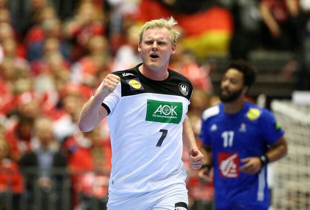 Patrick Wiencek joy emotion cheering rejoicing rejoicing after goal sport handball world championship world championship men match for 3 place season 2018 2019 27 01 2019 Germany GER DHB vs France FRA