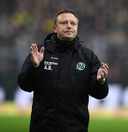 Borussia Dortmund Hanover 96 26 01 2019 Trainer Andre Breitenreiter Han96 DFL REGULATIONS PROHIBIT ANY USE OF PHOTOGRAPHS AS IMAGE SEQUENCES AND OR QUASI VIDEO HM