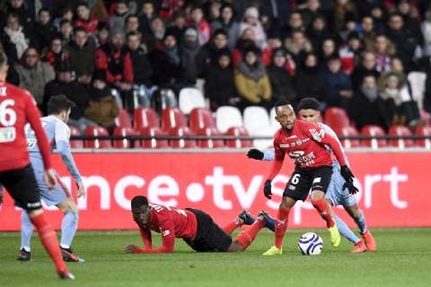 06 Lebogang PHIRI (eag) FOOTBALL : Guingamp vs Monaco - Coupe de la Ligue BKT - 29 01 2019 AnthonyBIBARD FEP Panoramic 