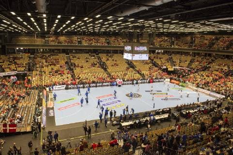 Feature Overview Jyske Bank Boxing Hall Multifunctional Hall Match for 3rd place Germany GER France FRA 25 26 on 27 01 2019 in Herning Denmark Handball World Championship 2019 10 01 27 01 2019 in Germany Denmark