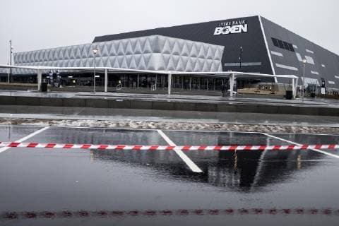 Jyske Bank Boxing Hall Multifunctional Hall Exterior view Game for 3rd place Germany GER France FRA 25 26 on 27 01 2019 in Herning Denmark Handball World Championship 2019 from 10 01 27 01 2019 in Germany Denmark