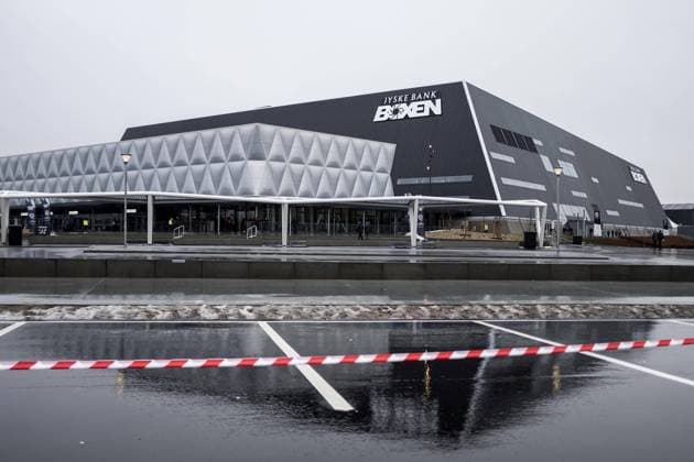 Jyske Bank Boxing Hall Multifunctional Hall Exterior view Game for 3rd place Germany GER France FRA 25 26 on 27 01 2019 in Herning Denmark Handball World Championship 2019 from 10 01 27 01 2019 in Germany Denmark