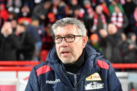 Urs Fischer Trainer Union shortly before start 1 FC Union Berlin 1 FC Cologne 2 Bundesliga 2018 2019 Season 2018 2019 Football Football DFL soccer Men Germany Germany Berlin 31 1 2019 Stadium Alte Foersterei DFL REGULATIONS PROHIBITS ANY USE OF PHOTOGRAPHS AS IMAGE SEQUENCES AND OR QUASI VIDEO