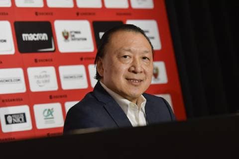 Chien Lee (president du conseil de surveillance de l OGC Nice) FOOTBALL : Presentation du nouveau president de l OGC Nice - 01 02 2019 NorbertScanella Panoramic 