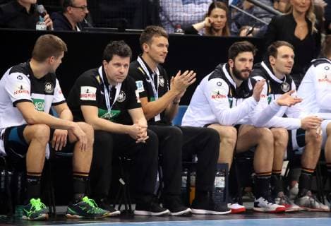 DKB Handball Bundesliga All Star Game 2019 Germany Stuttgart 01 02 2019 Handball DKB Handball Bundesliga All Star Game 2019 German Handball National Team World Team of DBK HBL Christian Prokop