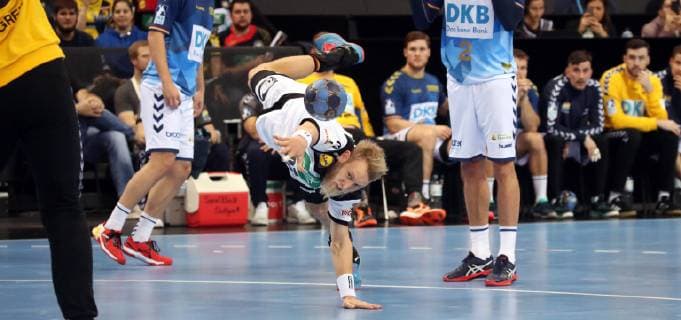 DKB Handball Bundesliga All Star Game 2019 Germany Stuttgart 01 02 2019 Handball DKB Handball Bundesliga All Star Game 2019 German Handball National Team World Team DBK HBL Matthias Musche