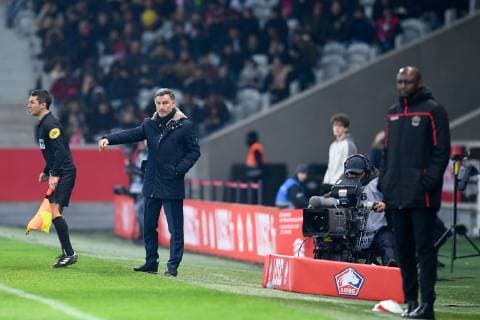 CHRISTOPHE GALTIER (ENTRAINEUR LILLE) FOOTBALL : Lille vs Nice - Ligue 1 Conforama - 01 02 2019 FEP Panoramic 