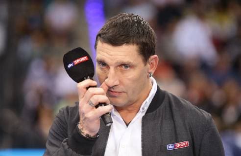 Stuttgart Handball All Star Game 2019 All Star Team vs. German National Team Stefan Kretzschmar at Sky Sport