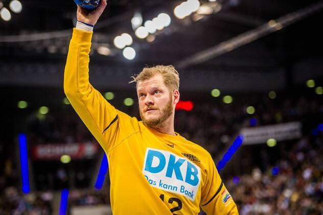 All Star Team German National Team Johannes Bitter TVB 1898 Stuttgart at the match of the All Star Team German National Team Stuttgart 01 02 19 Handball Porsche Arena Stuttgart Baden Wuerttemberg Germany Porsche Arena