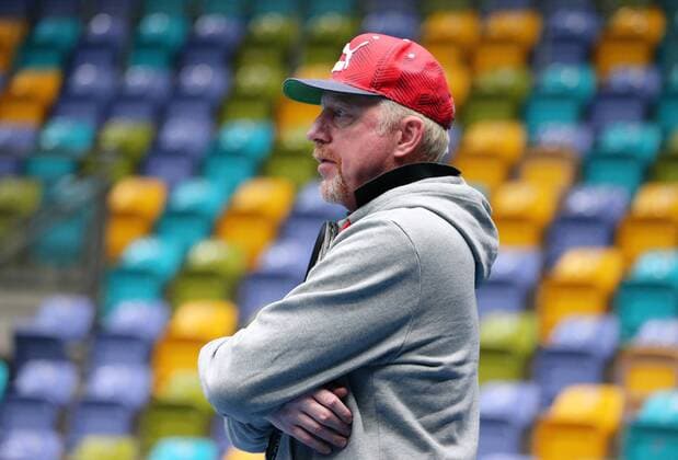 BAU 02 02 2019 Frankfurt Tennis Davis Cup Germany vs Hungary Boris Becker Head of men tennis Germany
