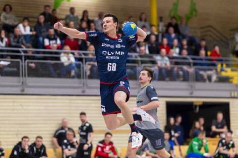 Oehringen Germany 02 February 2019 Hohenlohe Cup 2019 SG BBM Bietigheim vs DjK Rimpar Max Emanuel SG BBM Bietigheim Oehringen Hohenlohehalle Baden Württemberg Germany