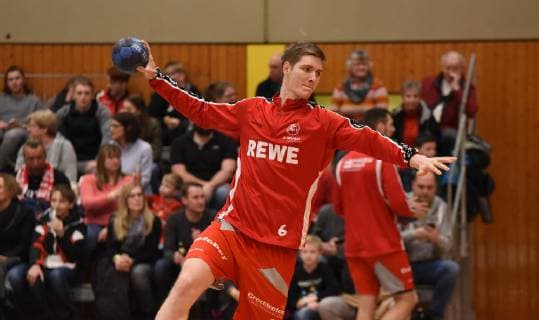 03 02 2018 xkhx Melsungen charity game MT Melsungen against TV Hüttenberg for the benefit of the Melsung Fuldatalschule Finn Lemke 6 MT Melsungen