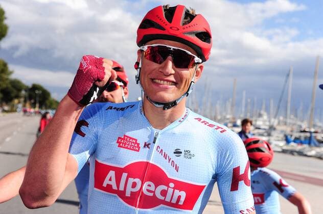 Marcel Kittel GER Team Katusha Alpecin wins the last day of the 28 Mallorca Challenge 2019 and after a long dry spell is happy about a success for his Katusha Team Jubilation Joy Emotions Landscape Landscape Horizontal Event Event 28 Mallorca Challenge Trofeo Playa de Palma Playa de Palma to Palma 159 6 km Location Palma de Mallorca Region Mallorca Baleares Land Country Spain Spain Date Date 03 02 2019 Stiehl Photography