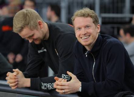 Per Günther Ulm is happy about the birthday serenade of the fans ratiopharm Ulm vs LDLC ASVEL Villeurbanne 7Days Eurocup game 16 05 02 2019 ratiopharm Ulm vs LDLC ASVEL Villeurbanne 7Days Eurocup game 16 05 02 2019 Neu Ulm Copyright: xEIBNER FlorianxAchbergerx EP_FAR