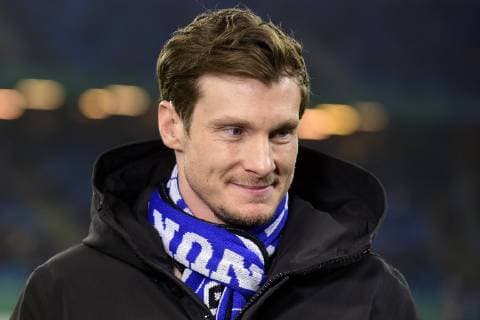 Fussball DFB-Pokal Achtelfinale Hamburger SV - 1. FC Nuernberg am 05.02.2019 im Volksparkstadion in Hamburg Marcell Jansen (Praesident Hamburger SV) *** Soccer DFB Cup Round of the Sixteen Hamburger SV 1 FC Nuremberg on 05 02 2019 at the Volksparkstadion in Hamburg Marcell Jansen President Hamburger SV xPBJPGx