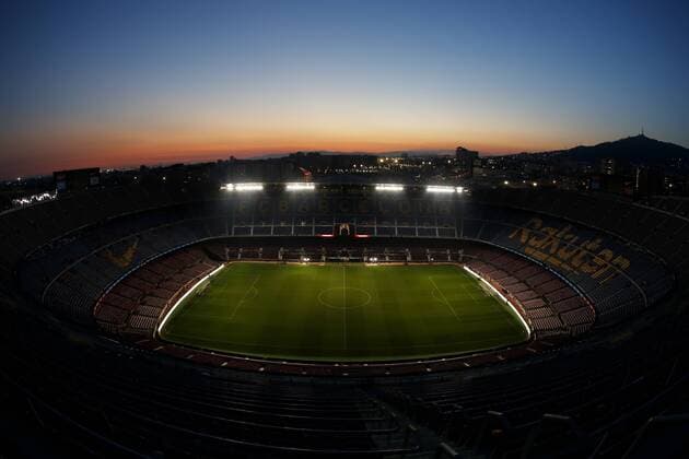 Fußball, Stadiongeschichte FC Barcelona General view of Camp Nou Stadium, FEBRUARY 6, 2019 - Football Soccer : Spanish Copa del Rey semifinal 1st leg match between FC Barcelona Barca 1-1 Real Madrid CF at the Camp Nou Stadium in Barcelona, Spain. Noxthirdxpartyxsales  (96556228)