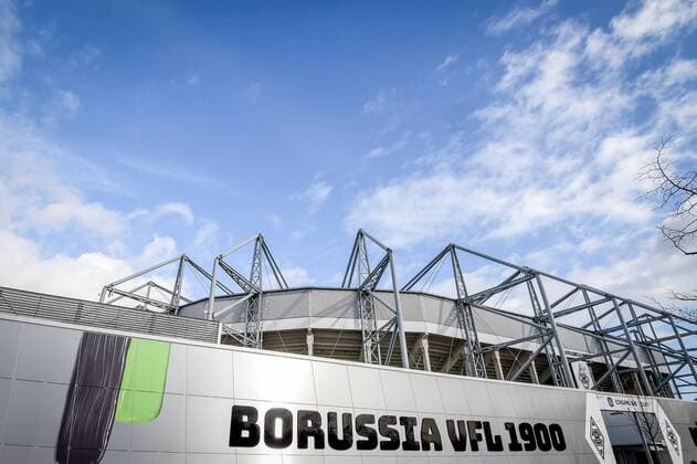 Moenchengladbach Germany 09 02 2019 1 Bundesliga 21 Matchday Borussia Moenchengladbach Hertha BSC Berlin General view of the stadium Borussia Park DeFodi520