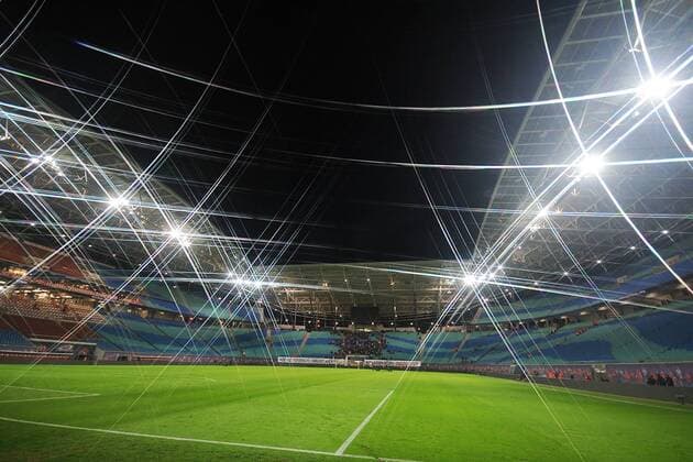 Football 1 Bundesliga 2018 2019 21 Matchday Match 183 RB Leipzig vs Eintracht Frankfurt 09 02 2019 Fan protest at RB Leipzig After the match, the RBL fans remain in the fan block for more than an hour The RBL fans challenge in the fan block with chants Oliver Mintzlaff Managing Director of RB Leipzig to the discussion The Fans protest, among other things, against the contact with a fan representative inadequate communication with fan representatives and lack of transparency in decisions concerning fans In the block is a banner Who promises a lot forgets a lot We have to talk Dialogue now Leipzig Saxony Germany Red Bull Arena Leipzig