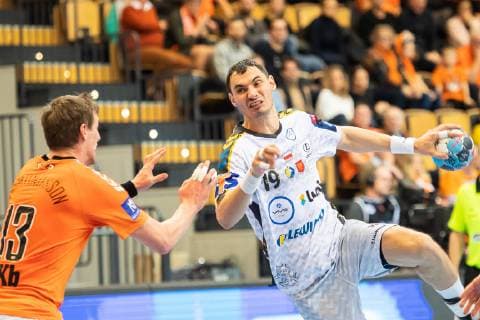 190209 Kielce Krzysztof Lijewski during the handball match in Champions League between Kristianstad and Kielce on February 9, 2019 in Kristianstad,  Copyright: AvdoxBilkanovic BB190209AB142