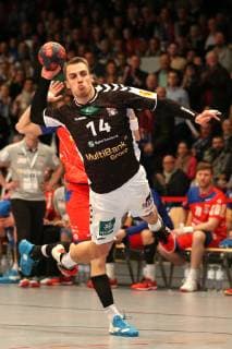 Handball 2 Handball Bundesliga 2018 2019 Handball Sportverein Hamburg vs Balingen Weilstetten Lukas Ossenkopp Handball Sportverein Hamburg successful goal throw Sporthalle Hamburg Hamburg Hamburg